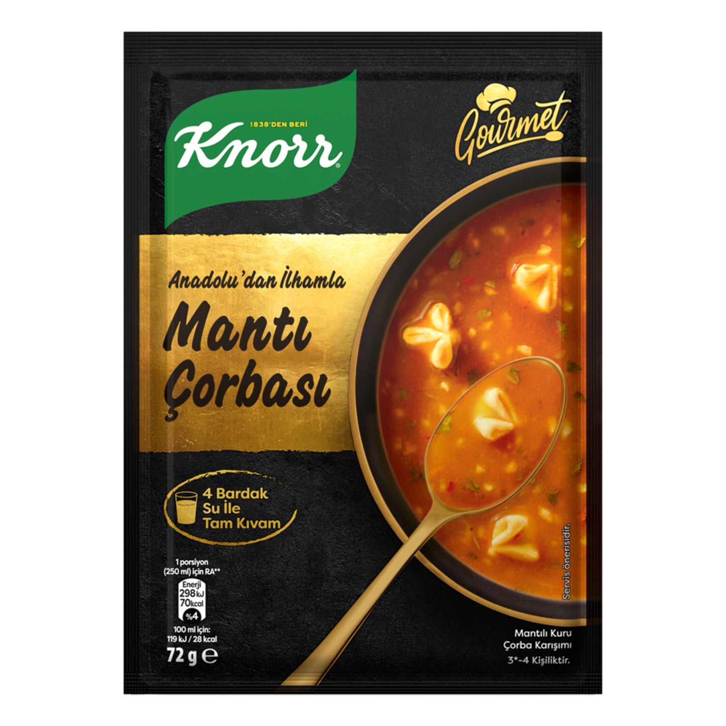 Knorr Mantı Çorbası Gourmet 72 G