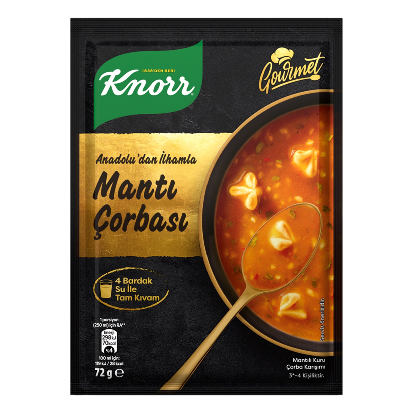 Knorr Mantı Çorbası Gourmet 72 G