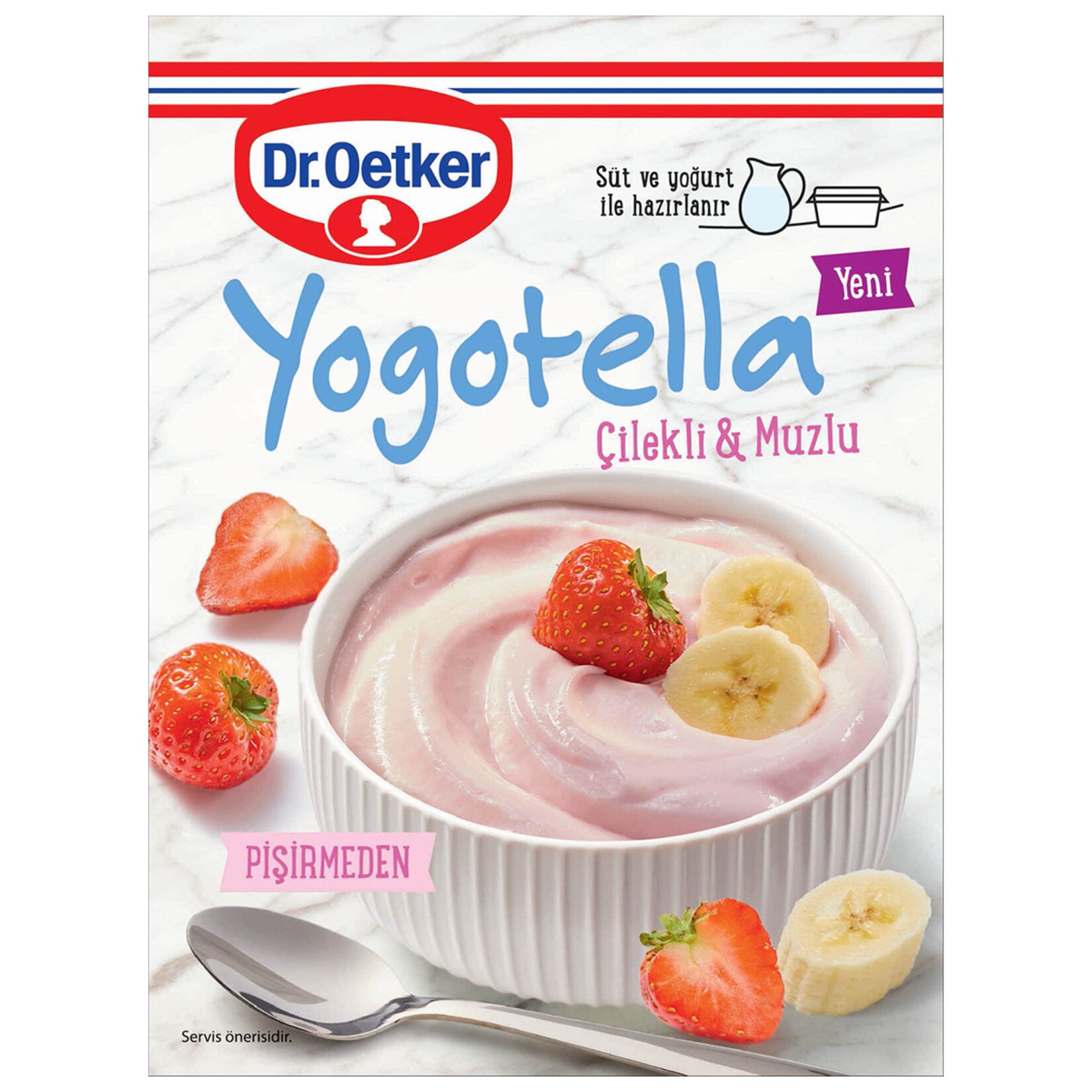 Dr.Oetker Yogotella Strawberry & Banana (Dr.Oetker Yogotella Çilekli & Muzlu) 68g