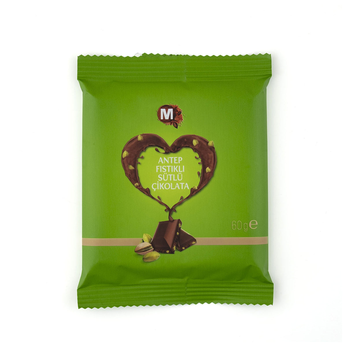 Migros Milk Chocolate with Pistachios 60g