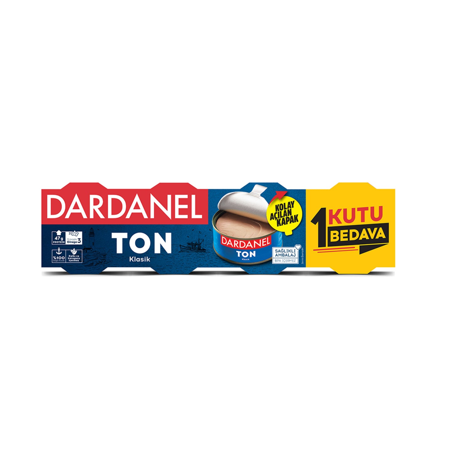 Dardanel Ton Klasik 4X75g 1 Kutu Bedava