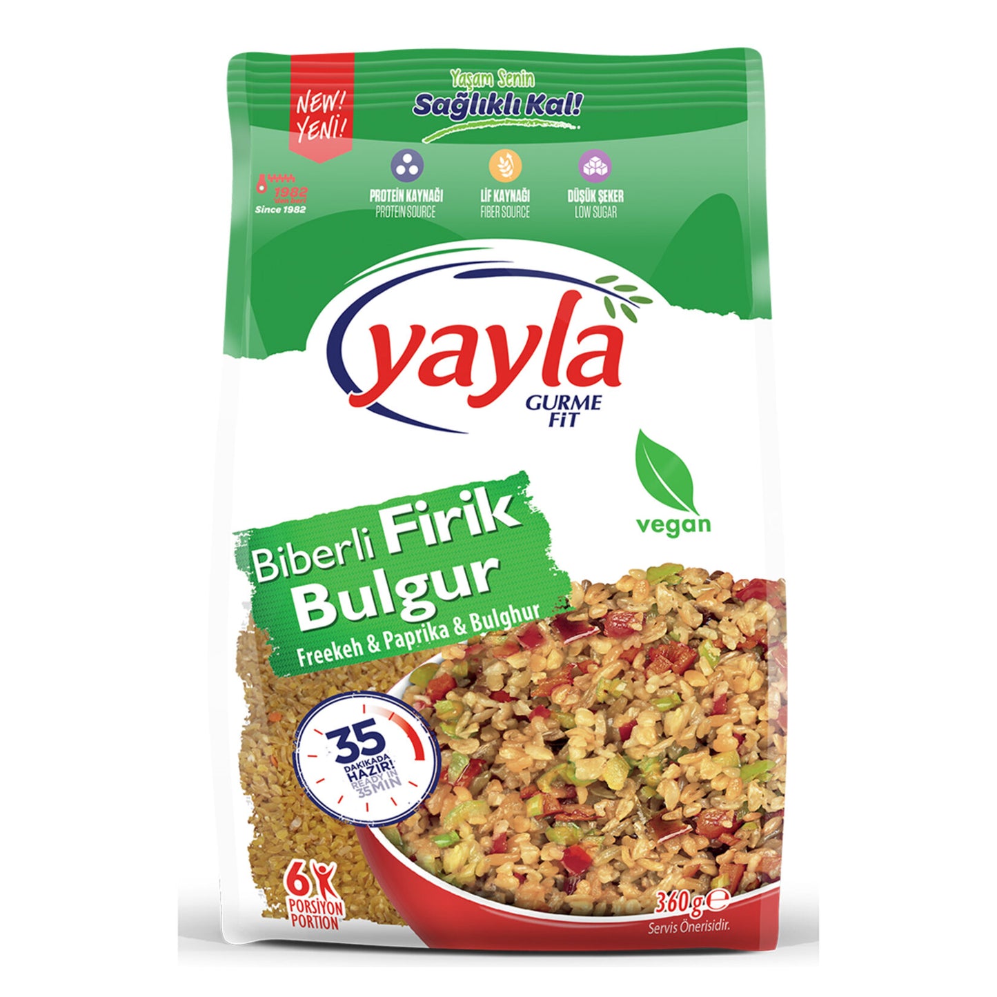 Yayla Gurme Fit Biberli Firik Bulgur 360 G