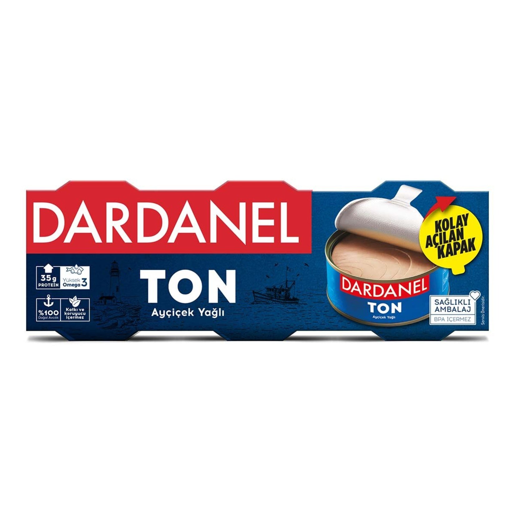 Dardanel Ayçiçek Yağlı Ton Balığı 3x75 G