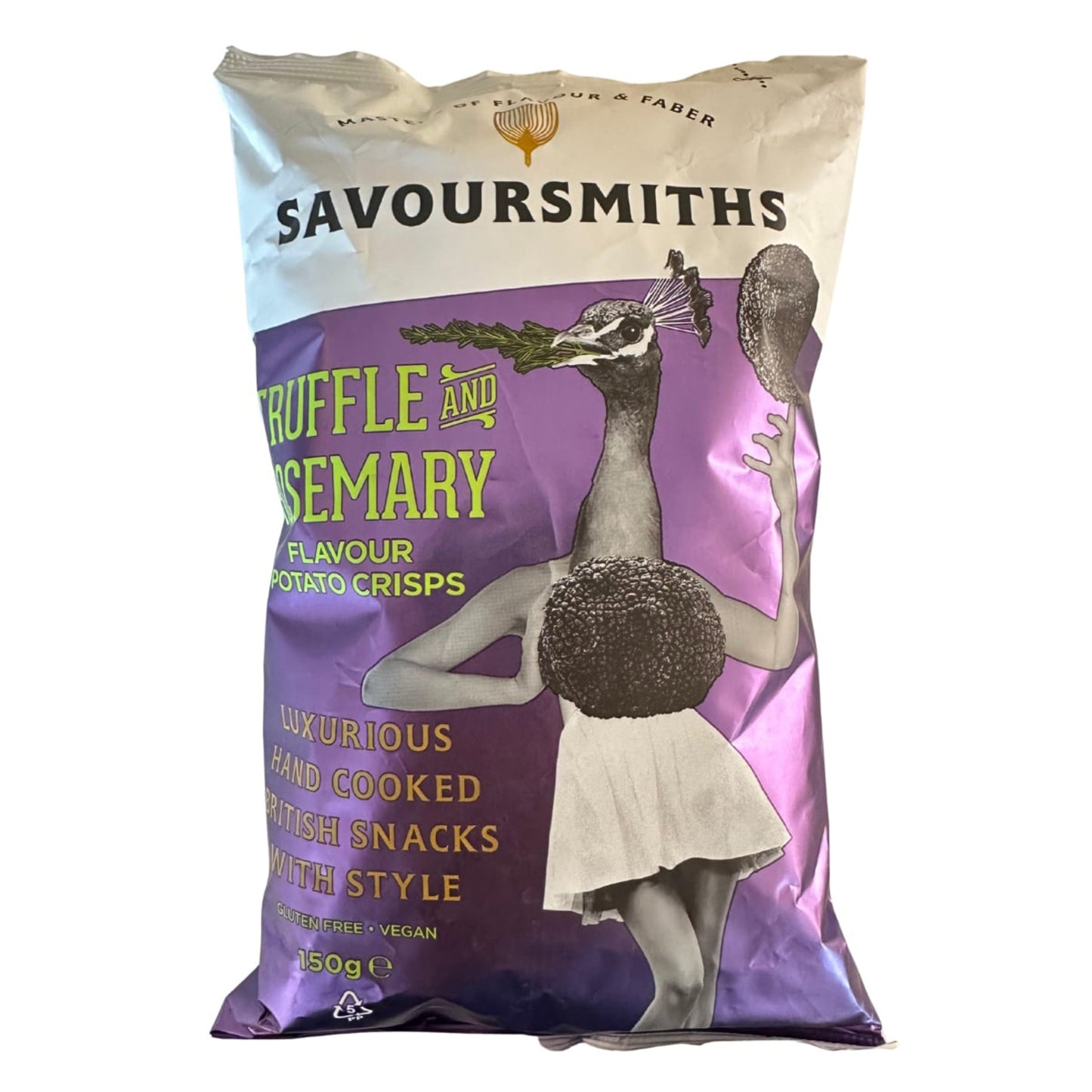 Savoursmiths Truffle & Rosemary Potato Chips (Patates Cipsi) 150g