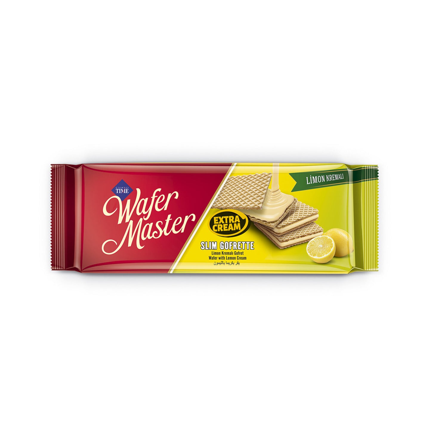 Çizmeci Time Wafer Master Slim Gofret Limon 128 G