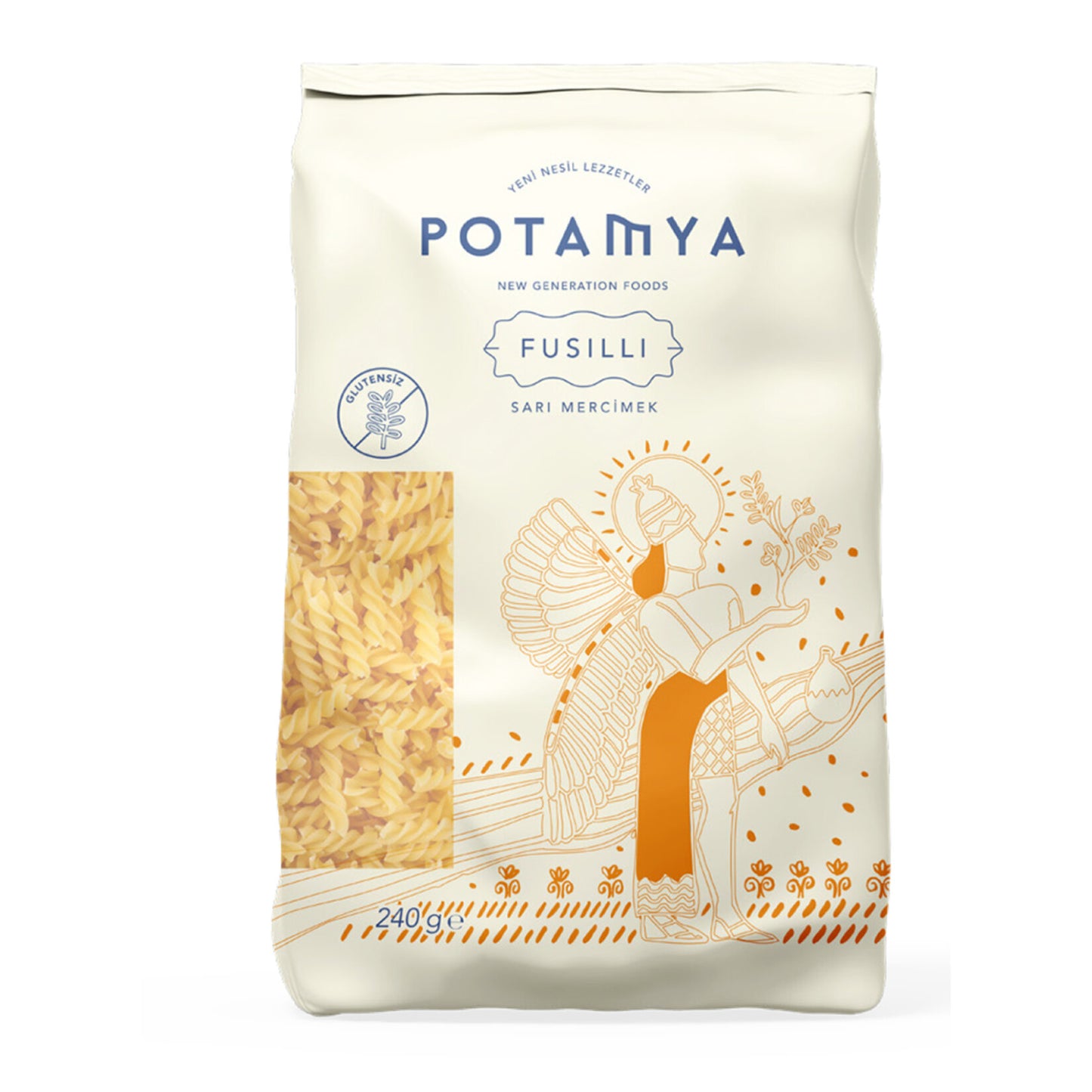 Potamya Sarı Mercimek Fusilli 240 G