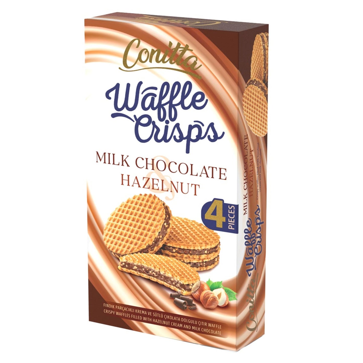 Conitta Waffle Crisps with Hazelnut (Fındıklı) 100 G