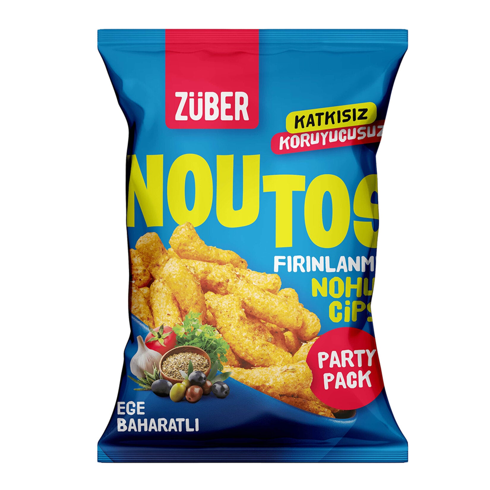 Züber Noutos Aegean Spiced Chickpea Chips 75g