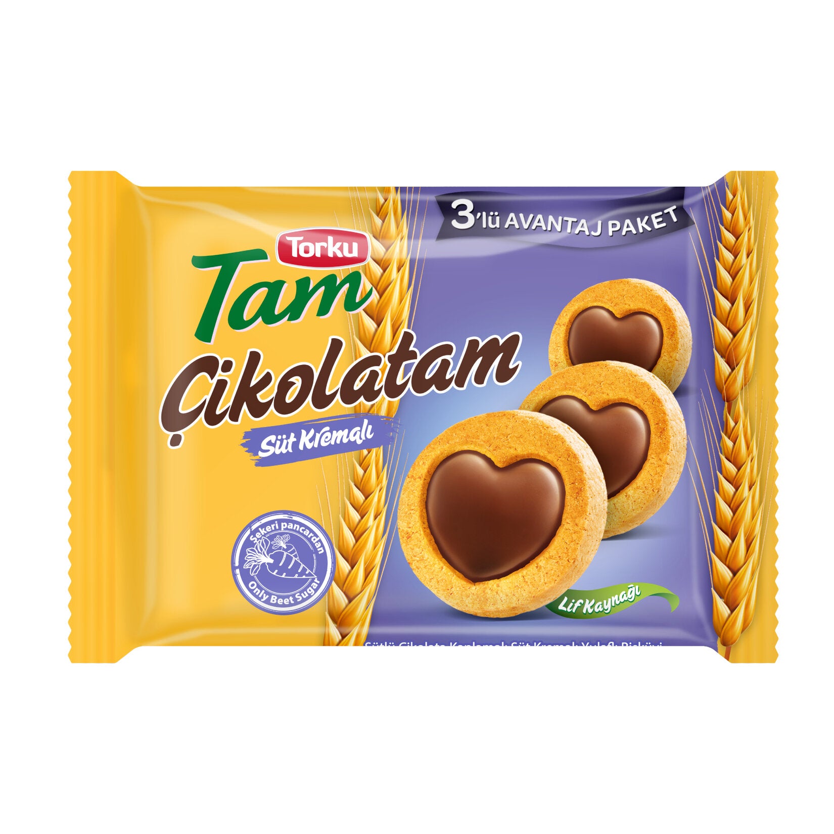 Torku Tam Çikolatam Bisküvi 249 G