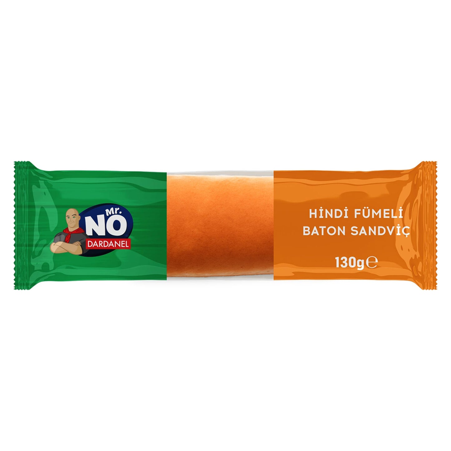 Mr.No Smoked Turkey Sandwich (Hindi Fümeli Baton Sandviç) 130 G