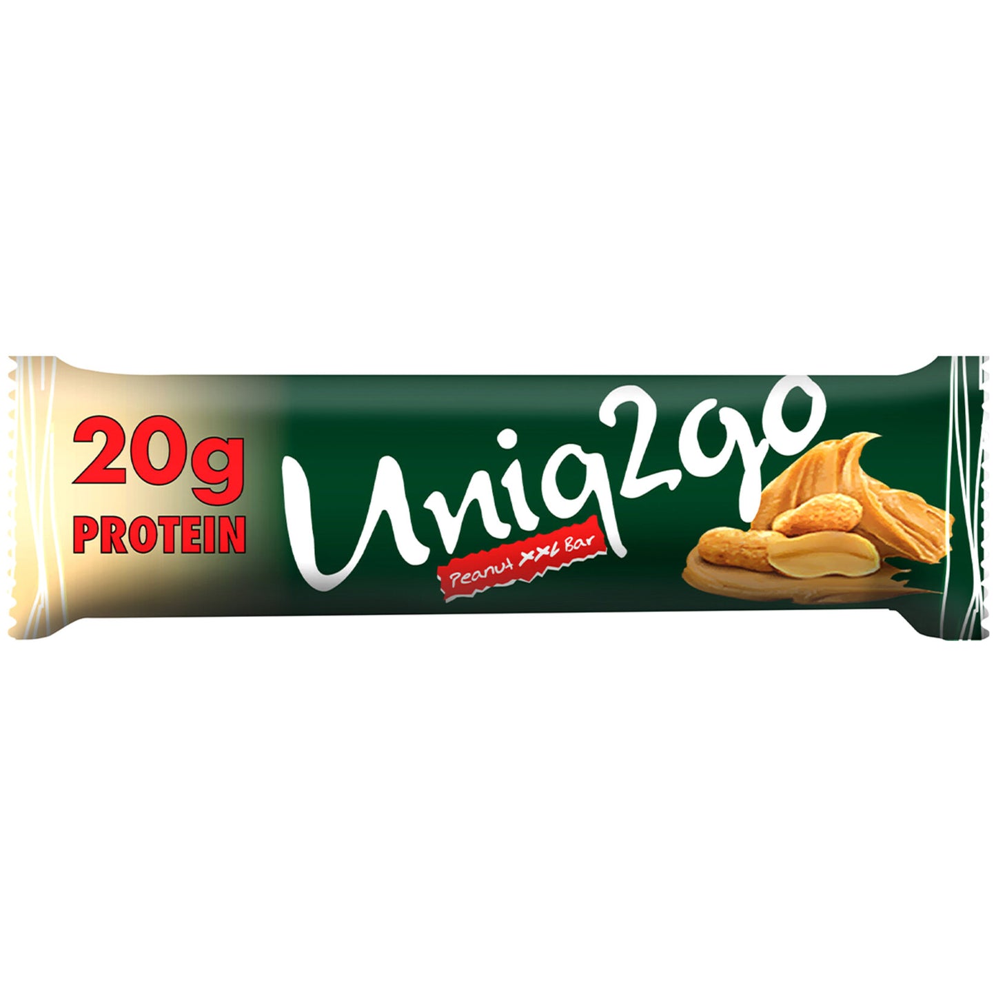 Uniq2go Peanut XXL Protein Bar (Fıstık Ezmeli Proteinli Bar) 67g
