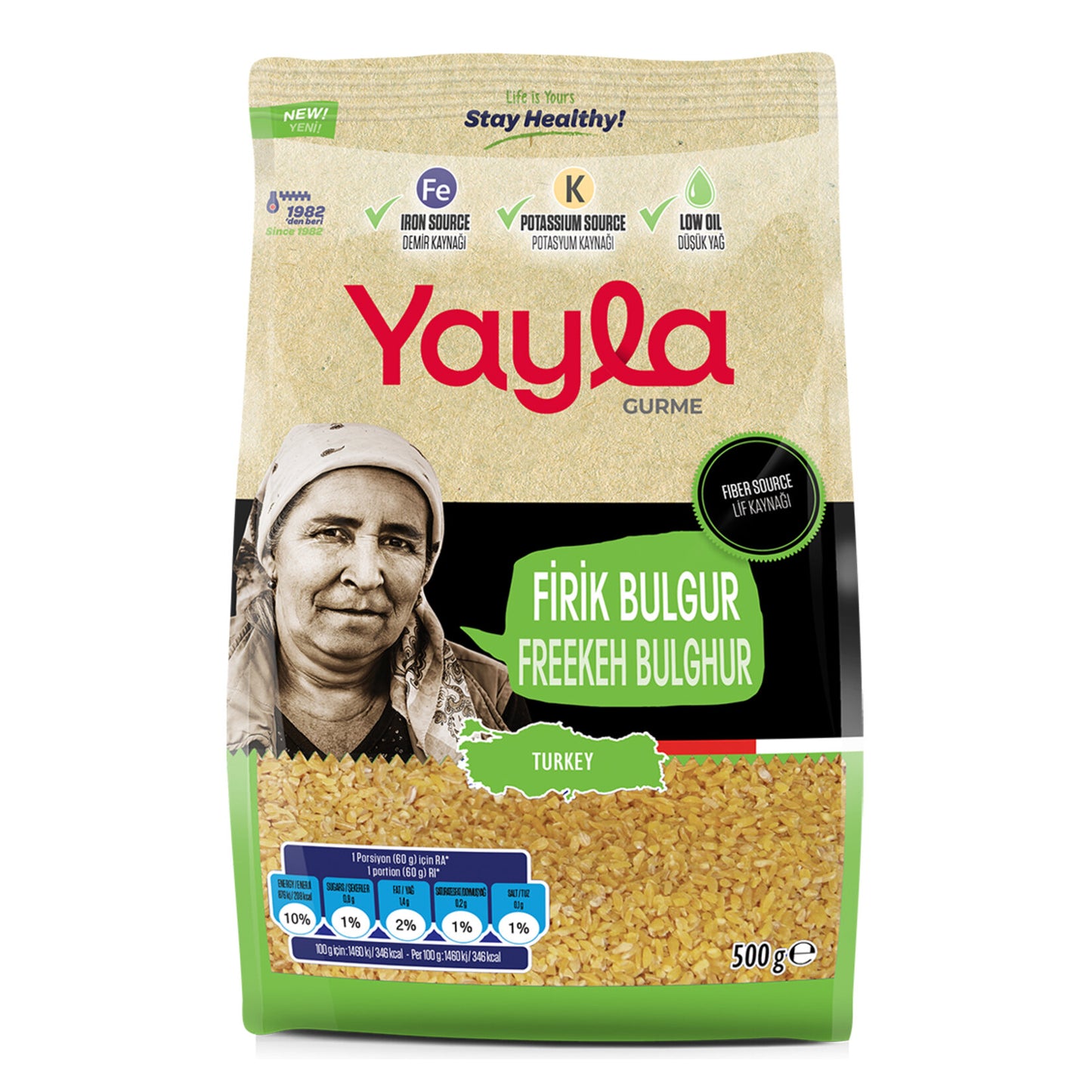 Yayla Gurme Firik Bulgur 500 G