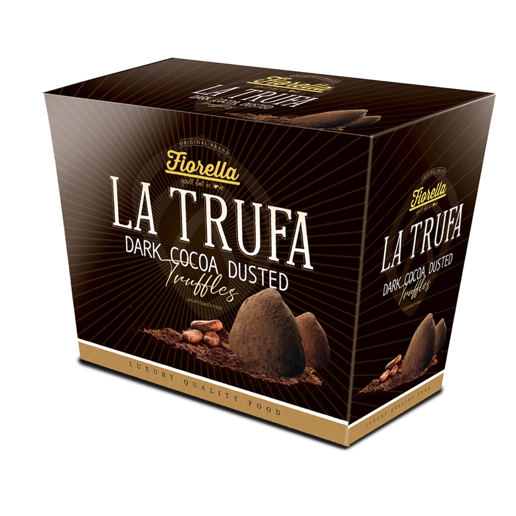 Fiorella La Trufa Dark Cocoa Coated Truffle 200G