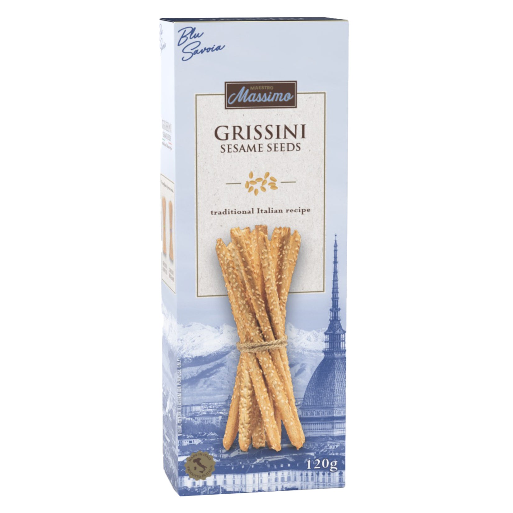 Massimo Sesame Grissini (Susamlı Grissini) 120g