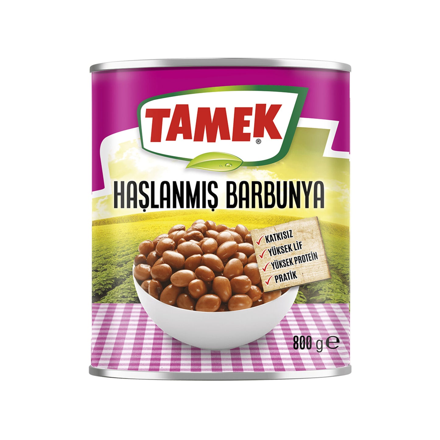 Tamek Haşlanmış Barbunya 800 G