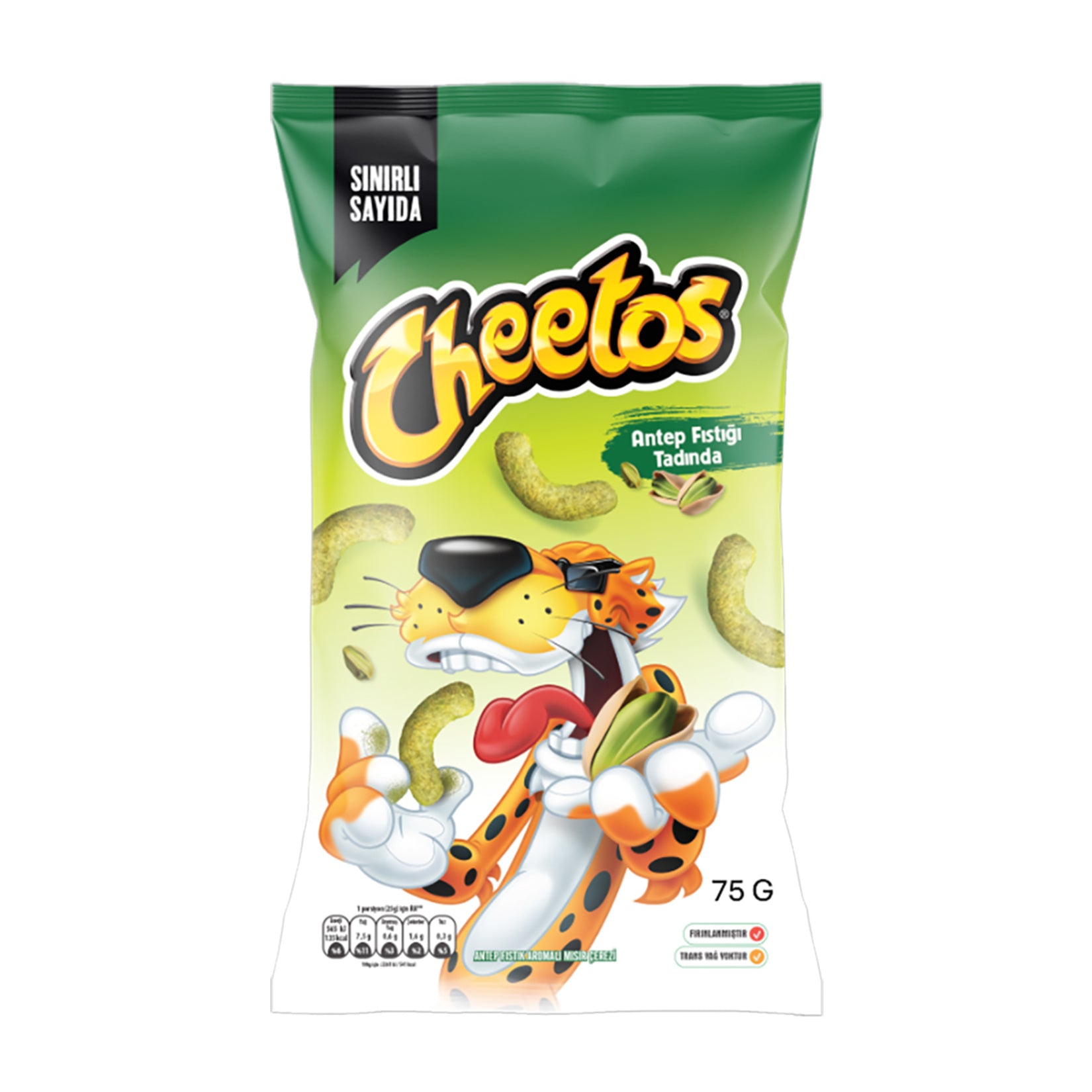 Cheetos Oven-Baked Pistachio-Flavored Corn Snack 75 G