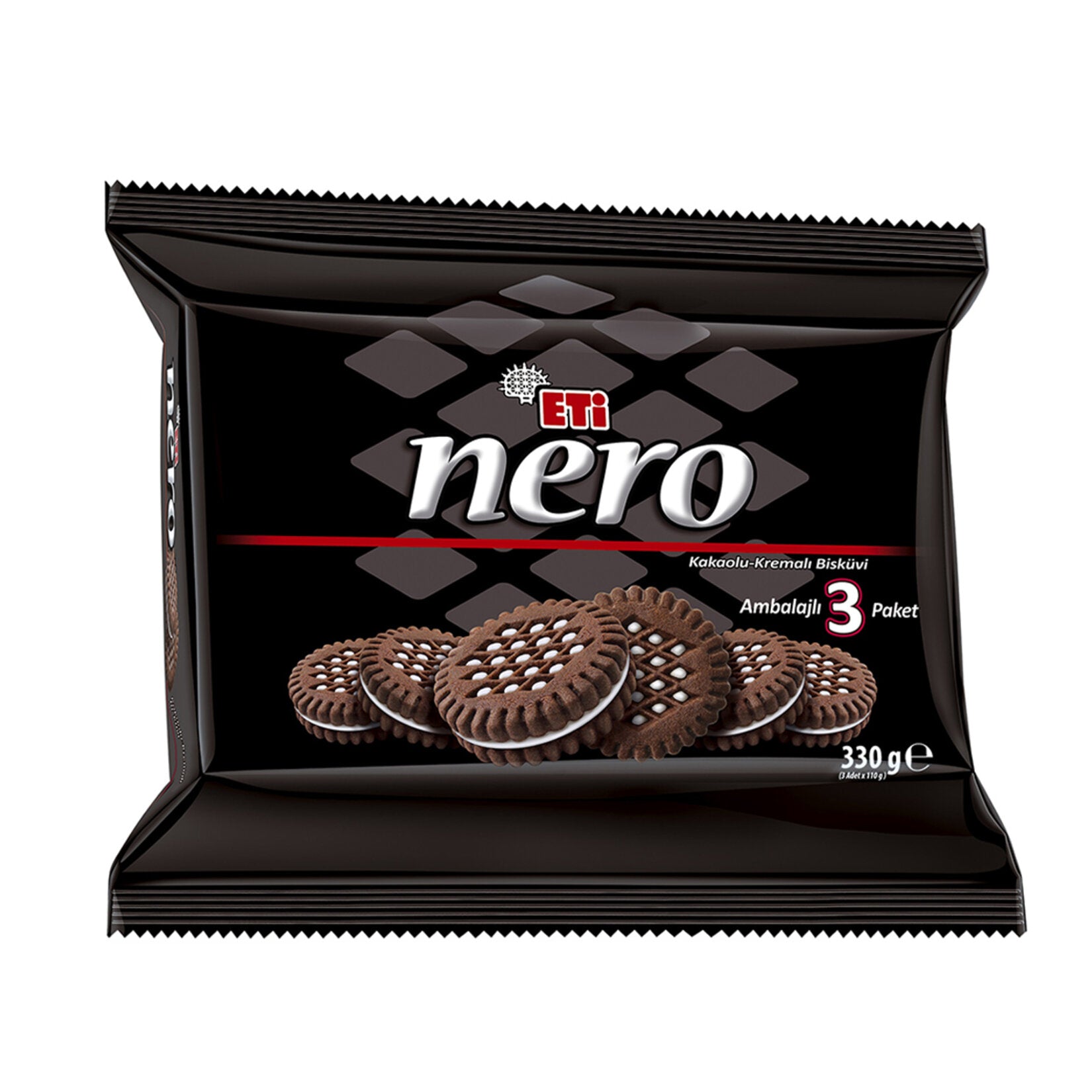 Eti Nero Kakaolu Bisküvi 3 x 110 G