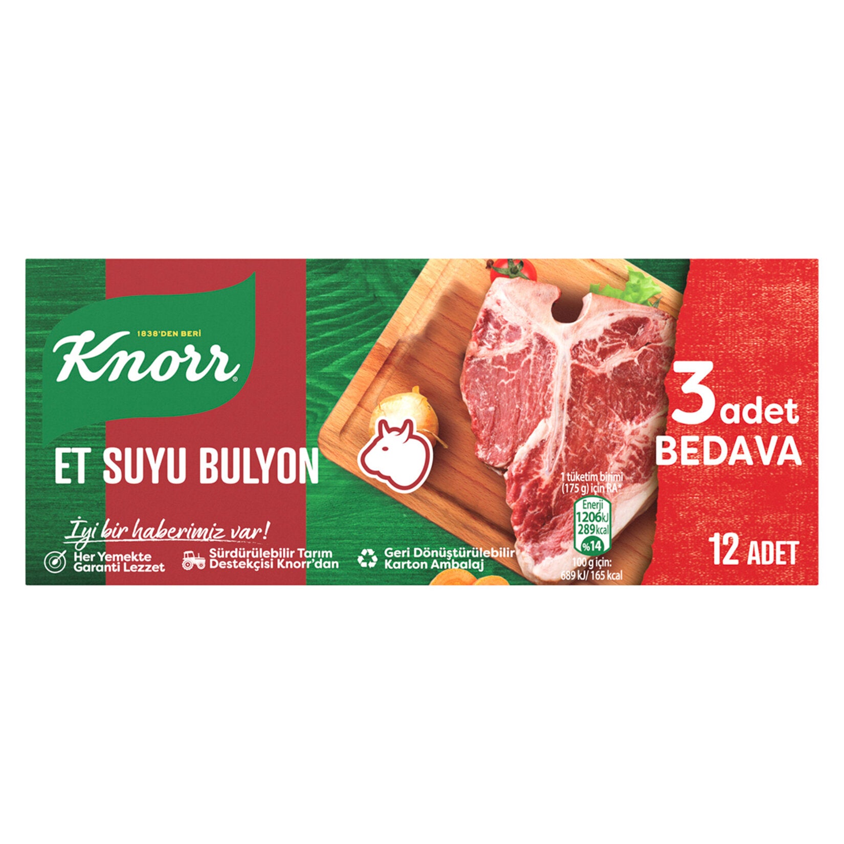 Knorr Et Suyu Bulyon 12 Adet 120 G