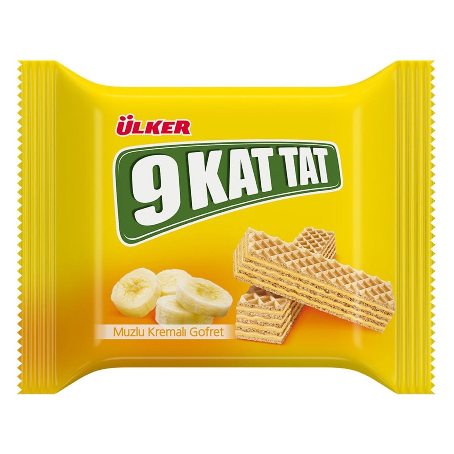 Ülker 9 Layer Taste Banana Wafer (9 Kat Tat Muzlu Gofret) 39 G