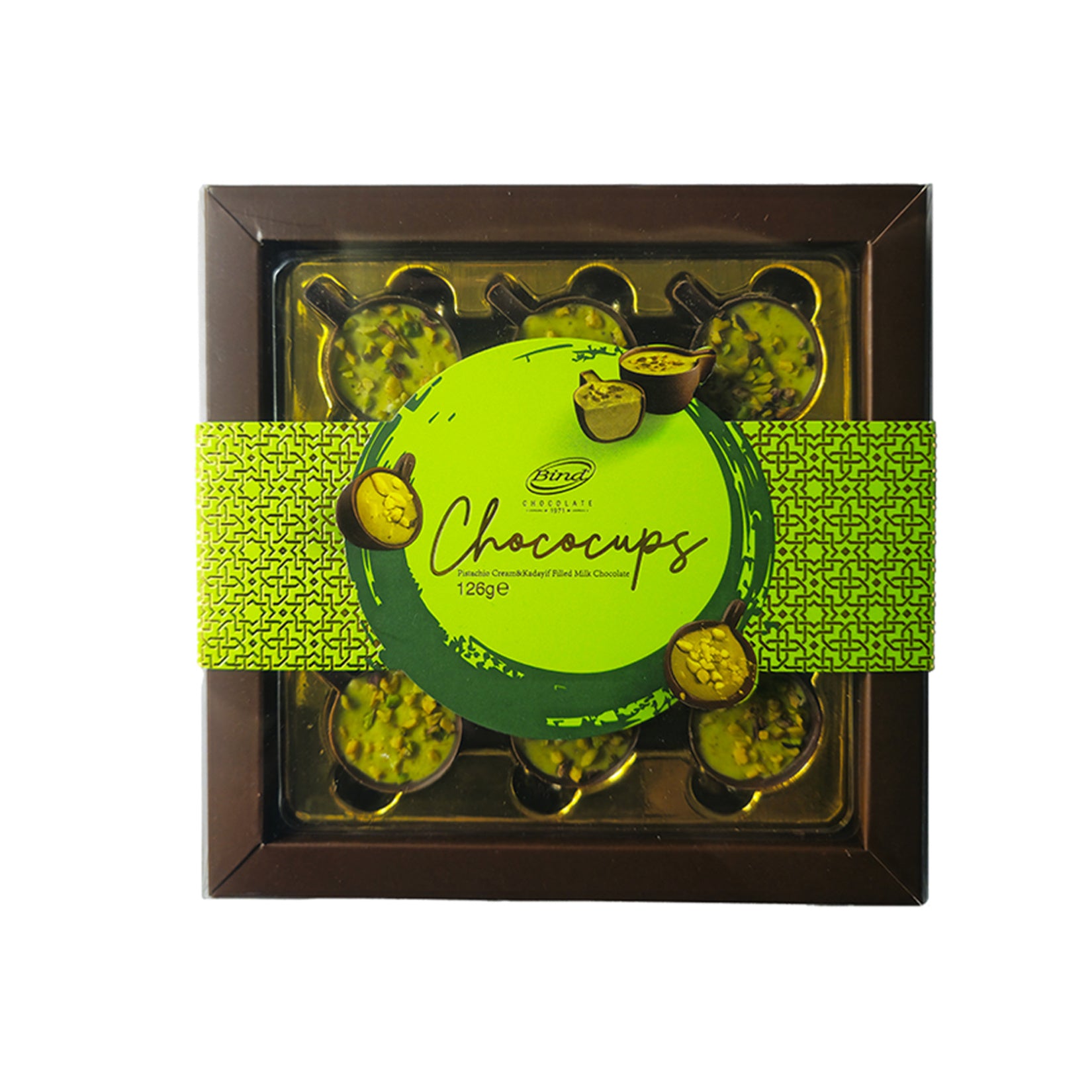 Bind Pistachio Chunk & Filled Milk Chocolate (Antep Fıstık Parçacıklı & Dolgulu Sütlü Çikolata) 126 G