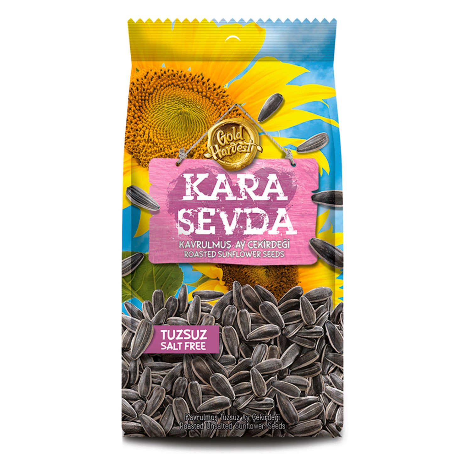 Unsalted Black Sunflower Seeds (Tuzsuz Siyah Ayçekirdeği) 160g
