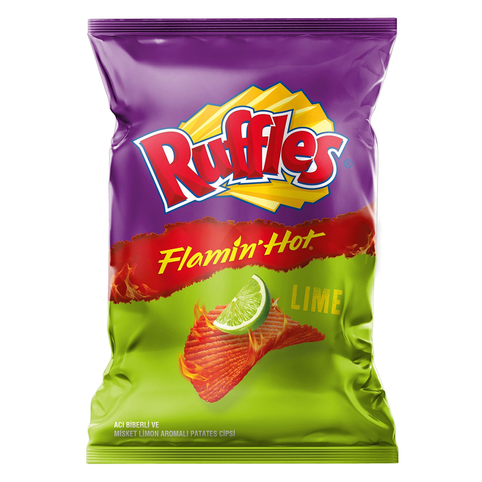 Ruffles Flamin Hot & Lime Patates Cipsi 125 G