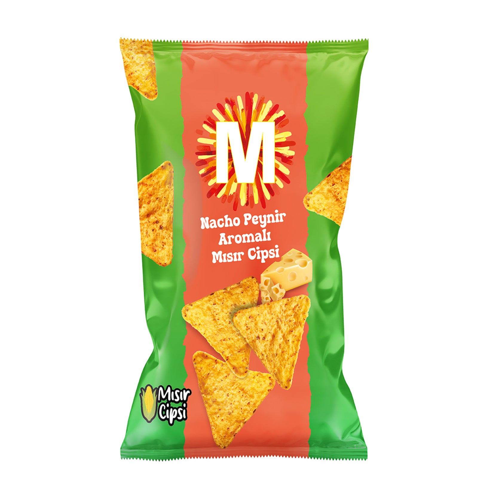 Migros Nacho Cheese Flavored Corn Chips 130g