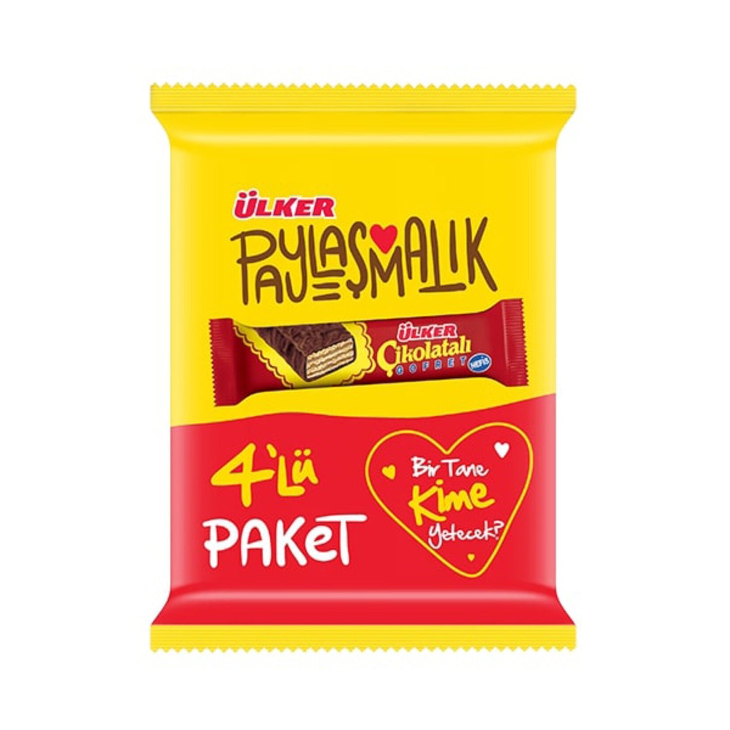 Ülker Chocolate Wafer 4-Pack 144 G
