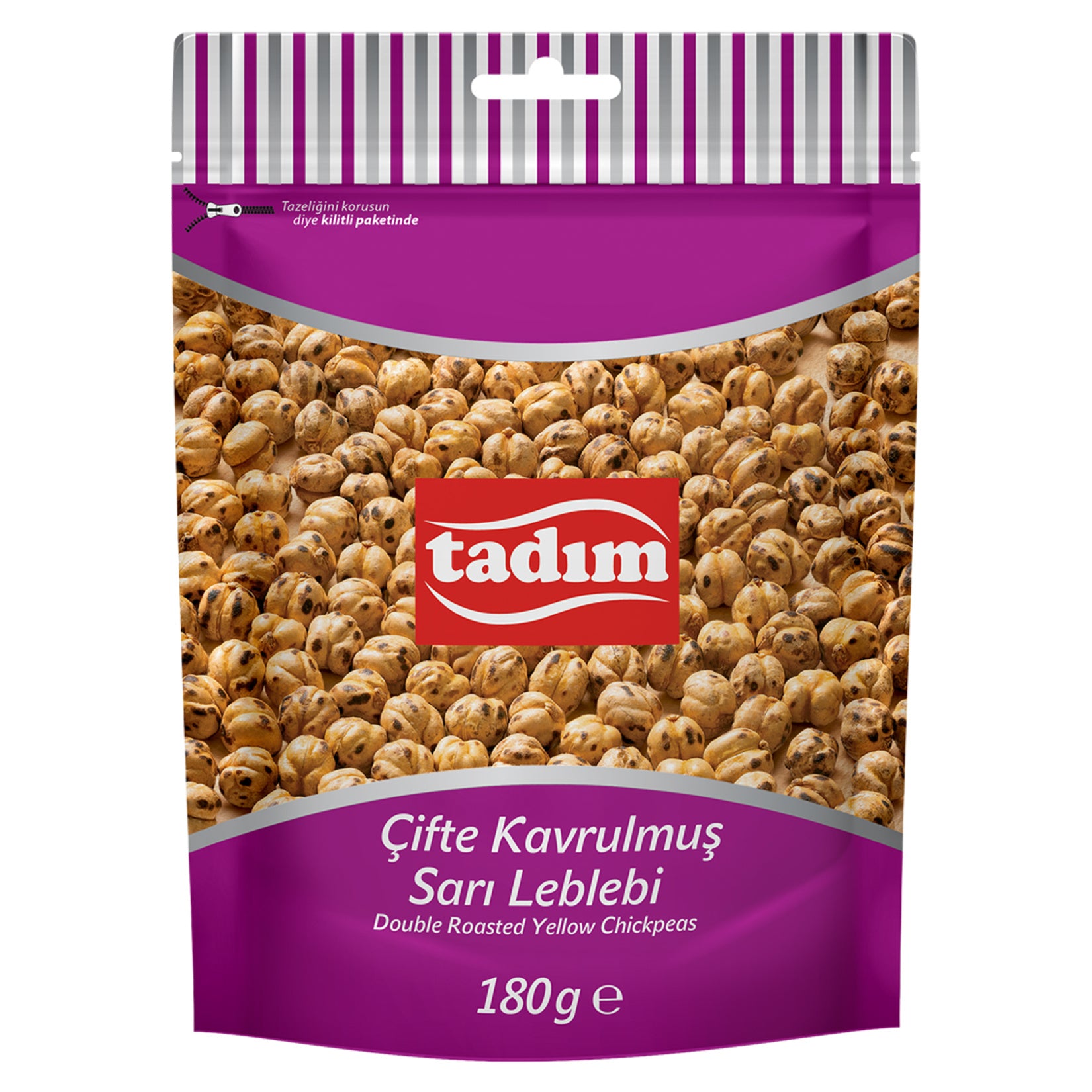 Tadım Double Roasted Yellow Chickpeas (Çifte Kavrulmuş Sarı Leblebi) 180 G