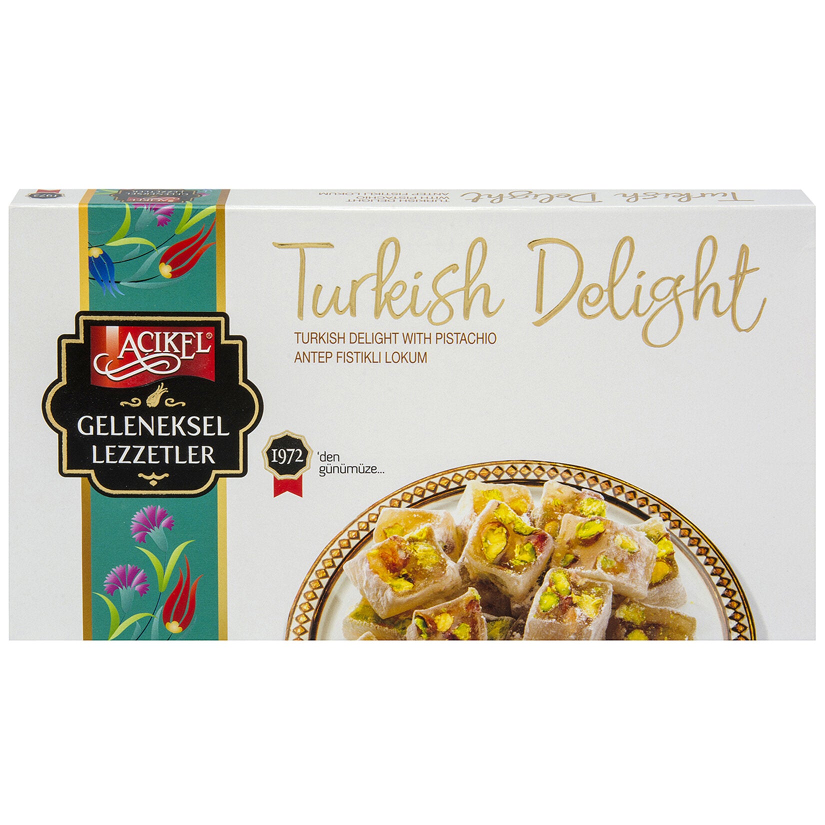 Açıkel Pistachio (Antep Fıstığı) Turkish Delight 275g