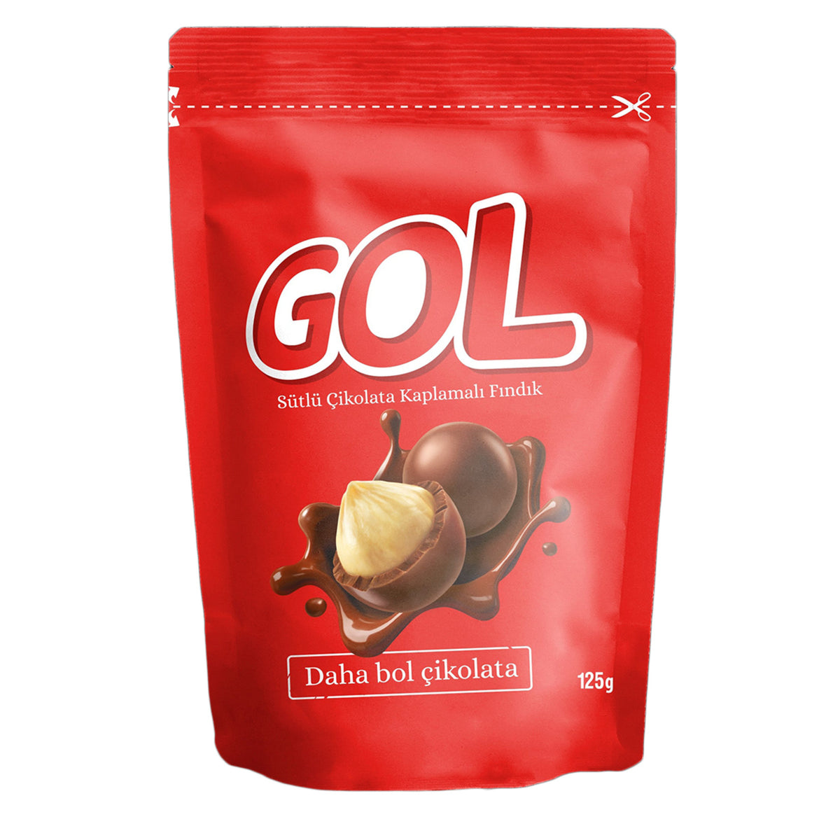 Gol Milk Chocolate Covered Hazelnut Dragee 125g
