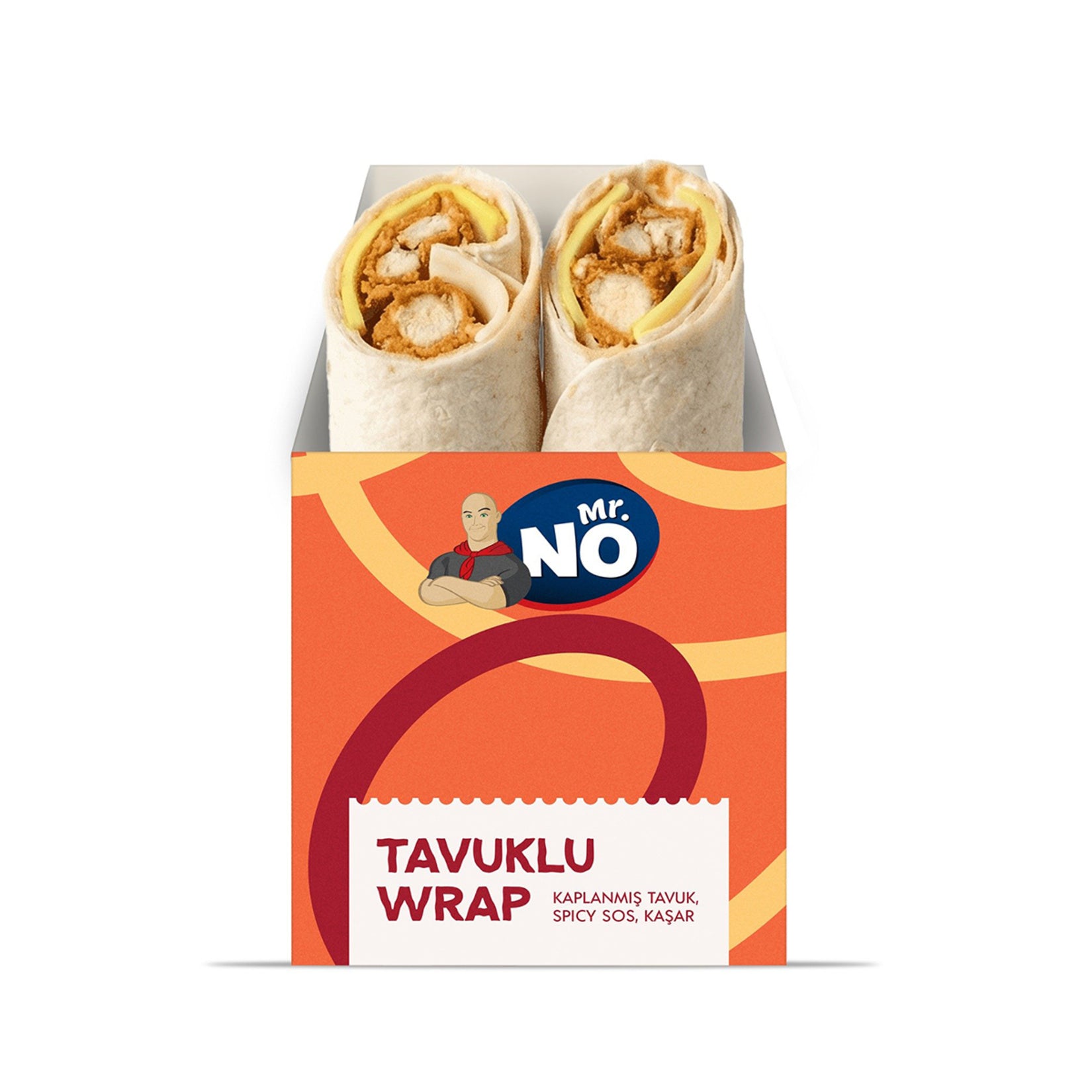 Mr.No Chicken Wrap (Tavuk Wrap) 240g