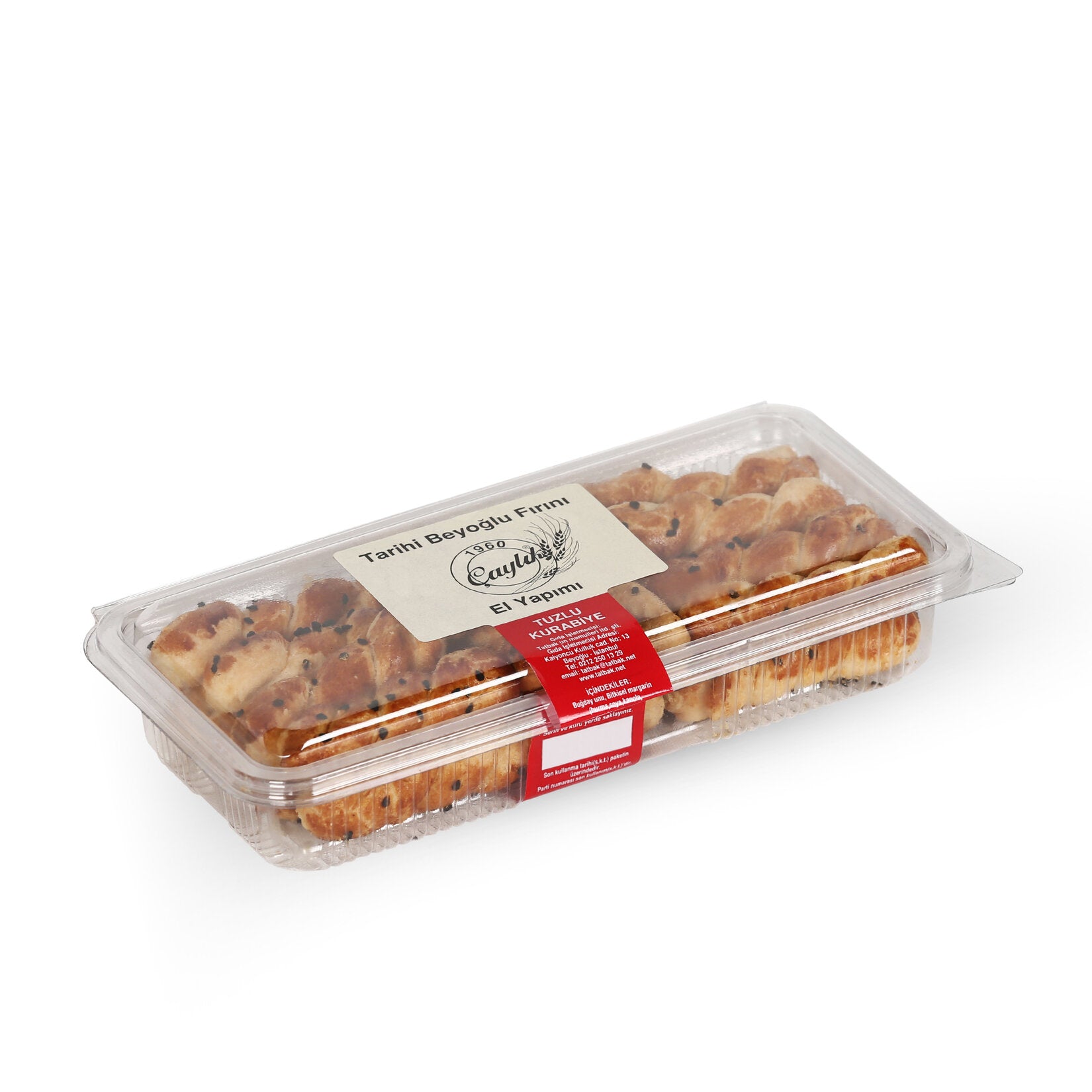 Tatbak Historical Beyoğlu Bakery Savory Cookies (Tuzlu Kurabiye) 250g