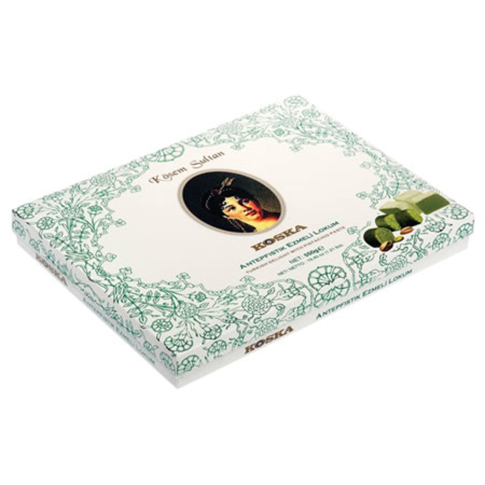 Koska Kösem Sultan Pistachio Paste Delight (A.fıstık Ezmeli Lokum) 550g