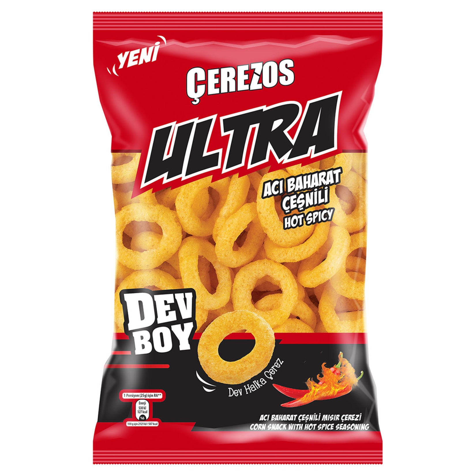 Çerezos Ultra Giant Spicy Snack (Çerezos) 150g