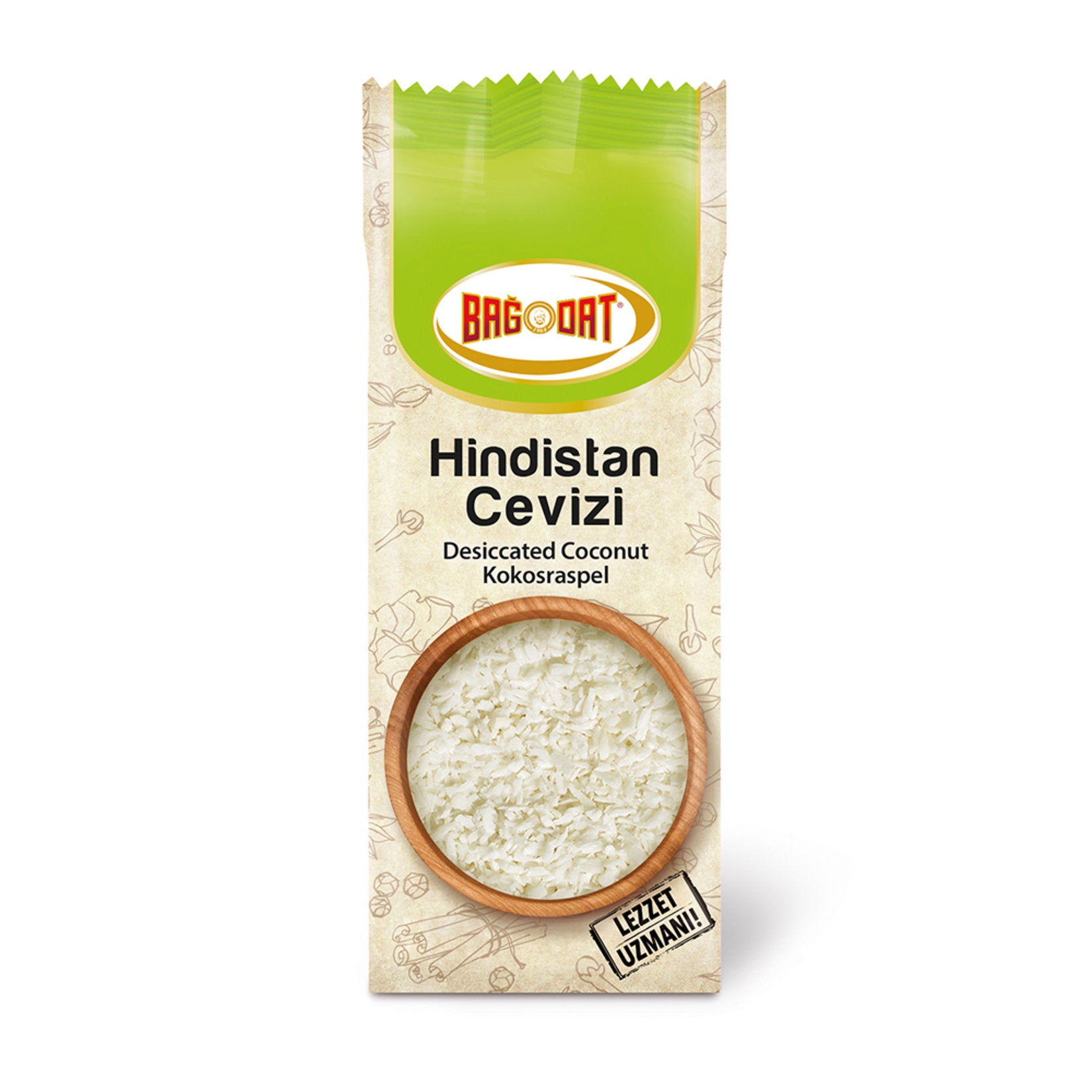 Bağdat Coconut / Desiccated Coconut (Hindistan Cevizi) 50 G