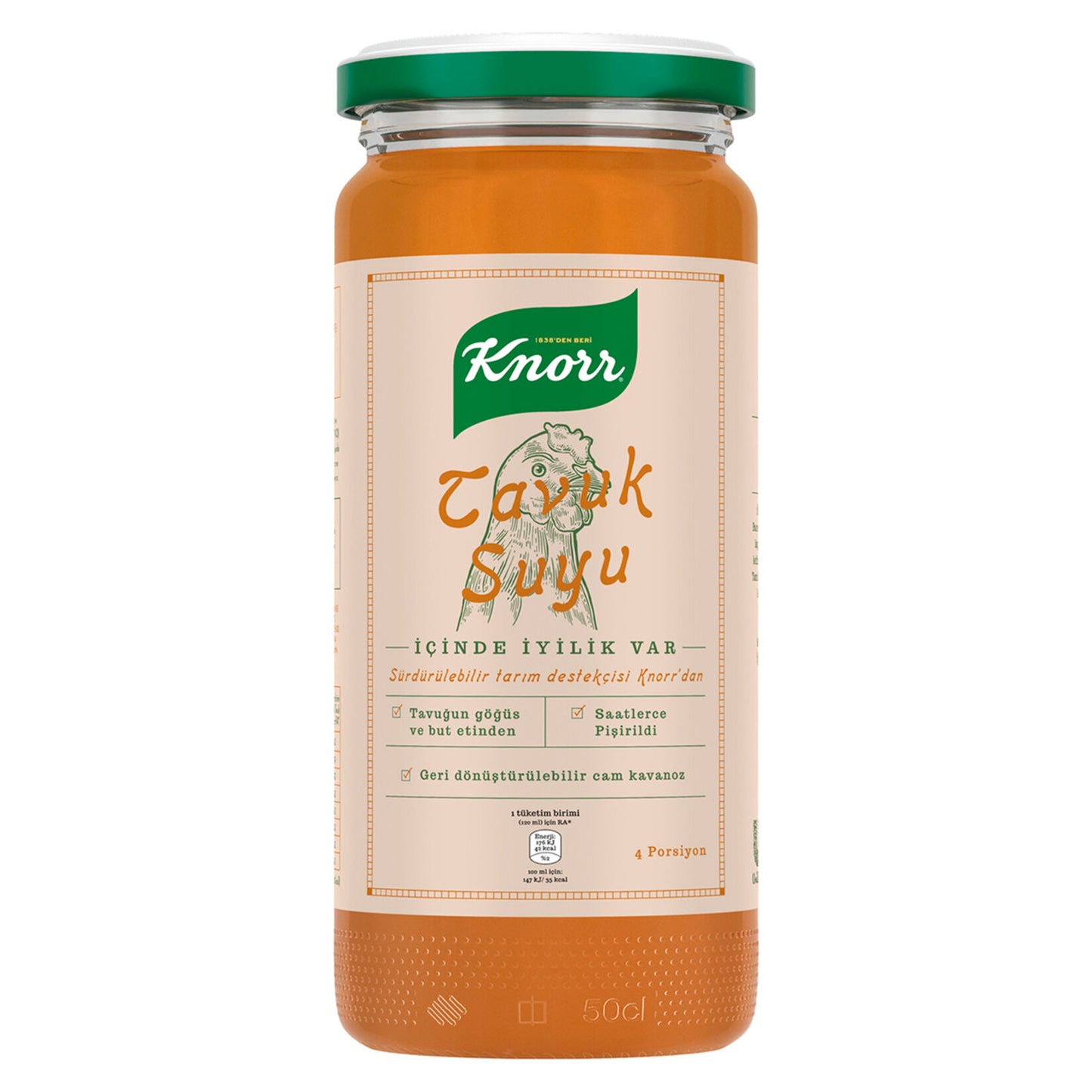 Knorr Tavuk Suyu Cam 480 Ml