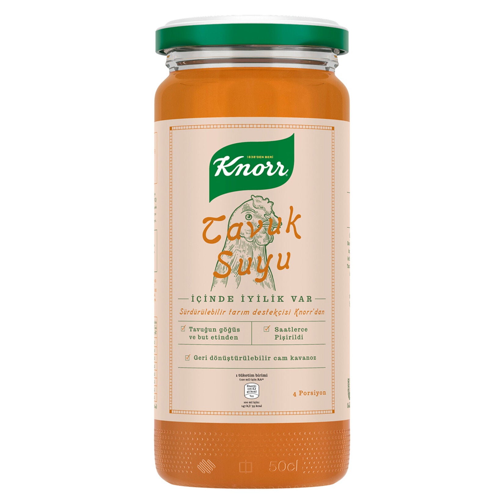 Knorr Tavuk Suyu Cam 480 Ml