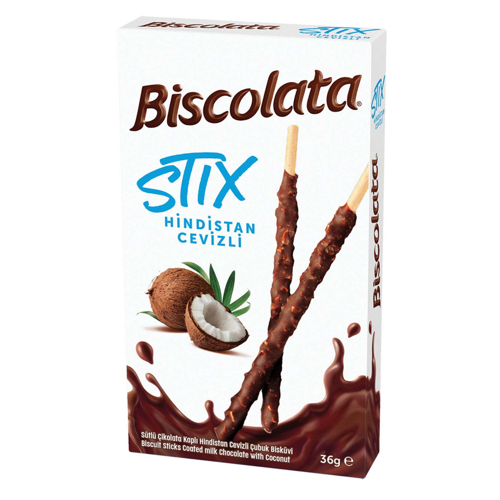 Biscolata Stix Coconut 36 G