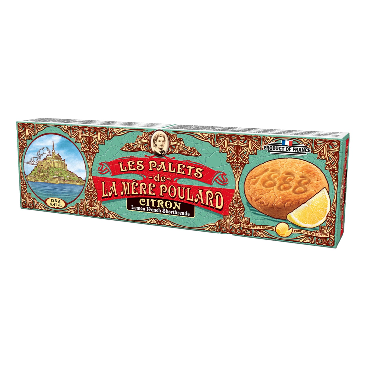 La Mere Poulard Lemon Butter Cookies (Limonlu Tereyağlı Kurabiye) 125 G
