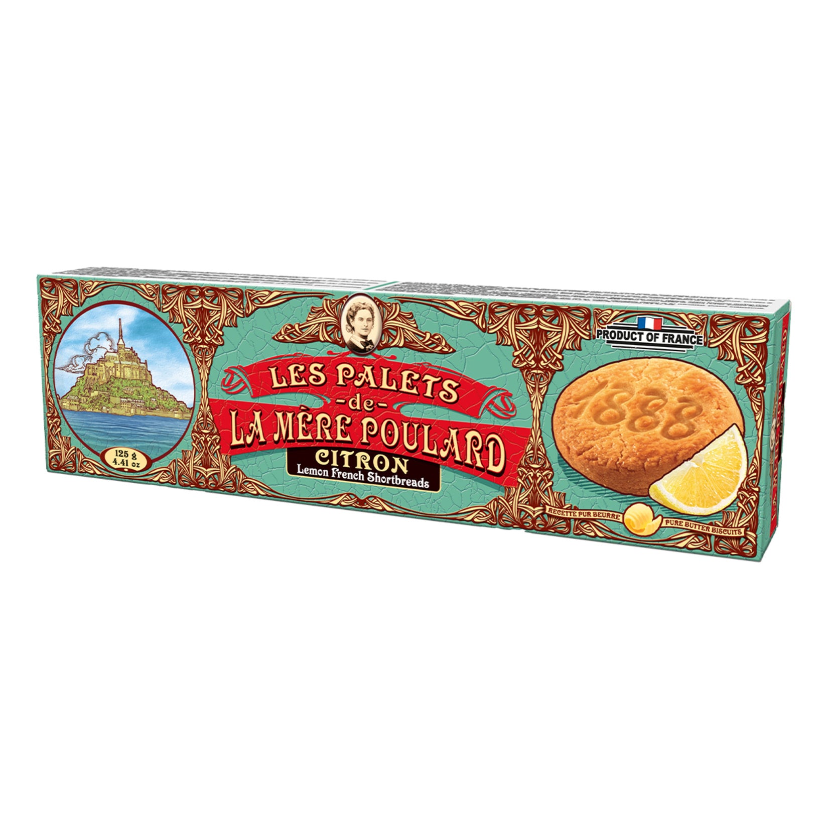 La Mere Poulard Lemon Butter Cookies (Limonlu Tereyağlı Kurabiye) 125 G