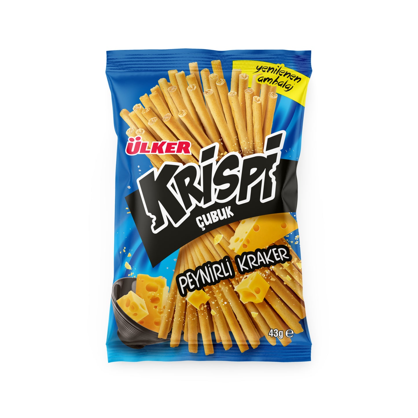 Ülker Krispi Cheese Stick Crackers 43 G