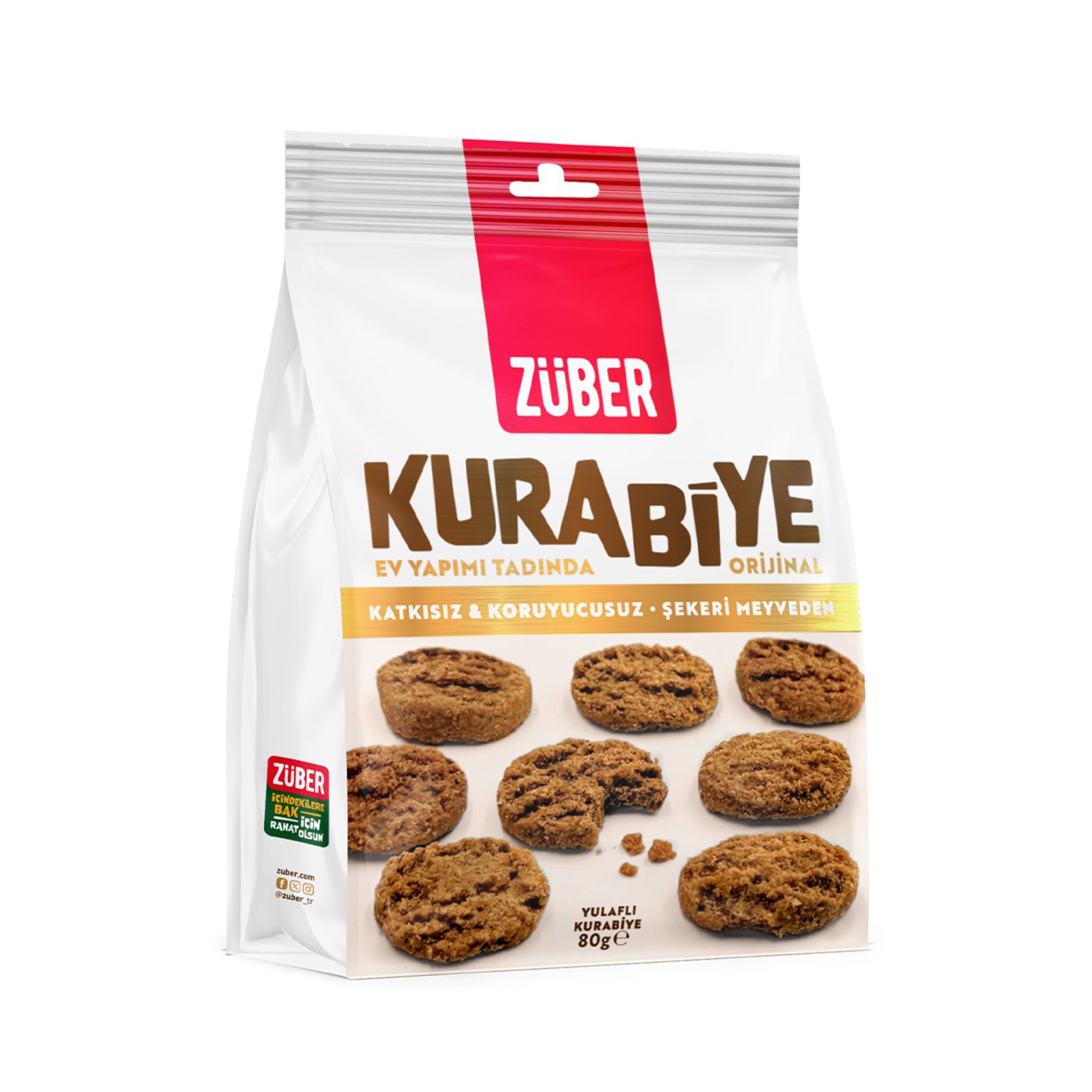 Züber Oatmeal Cookie (Yulaflı Kurabiye) 80g