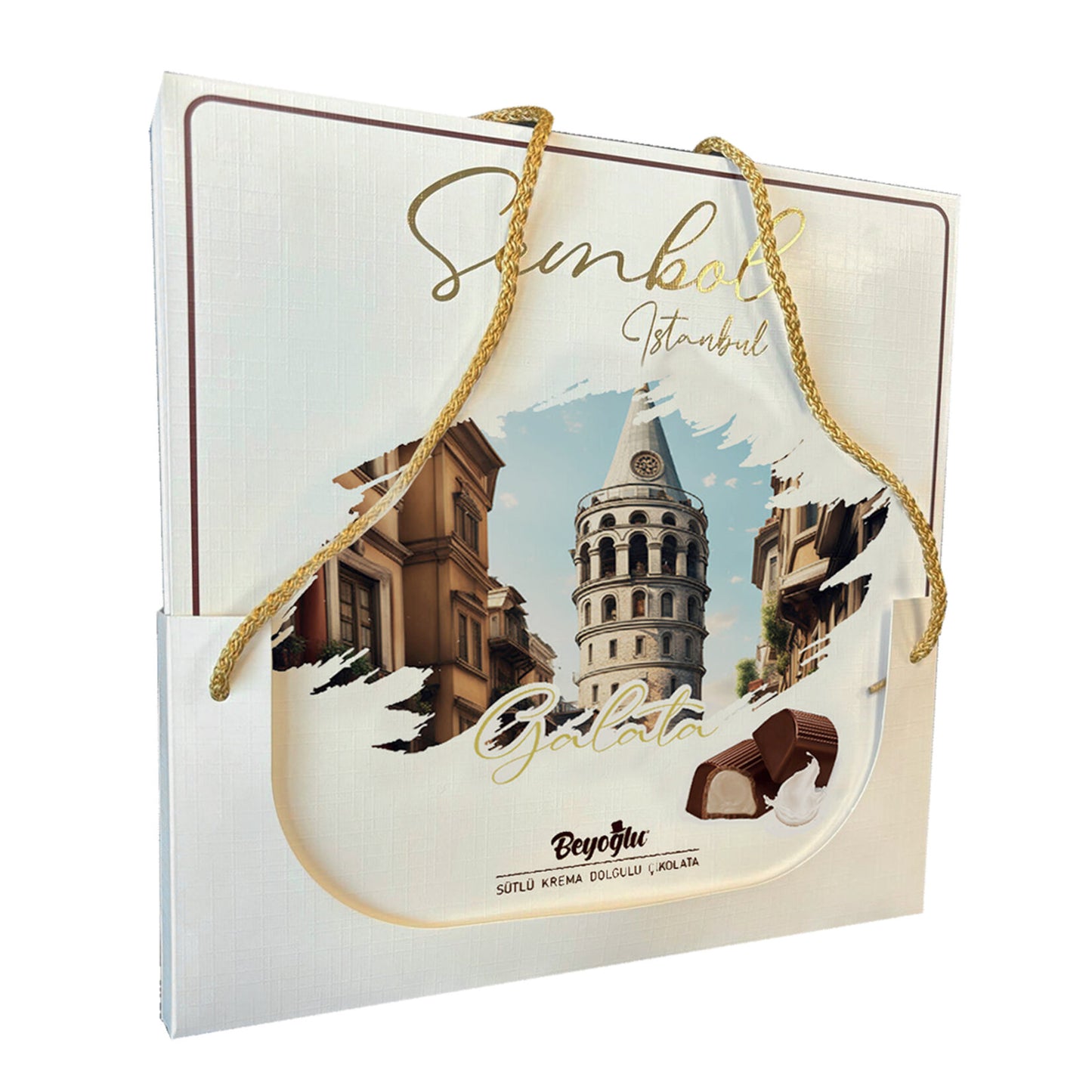 Beyoğlu Symbol Istanbul Galata Cream Filled (Sütlü Krema Dolgulu) 300 G