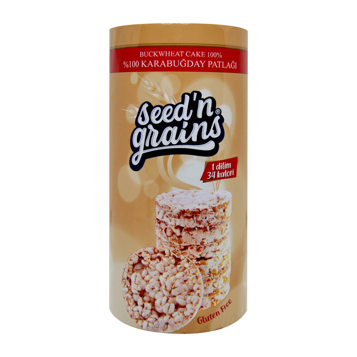 Seedn Buckwheat Crisp (Karabuğday Patlağı) 125 G