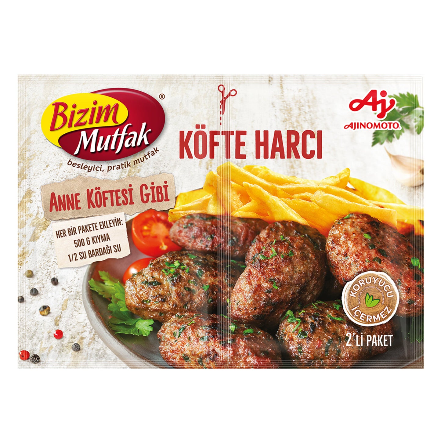 Bizim Mutfak Köfte Harcı 2'Li Paket 85 G