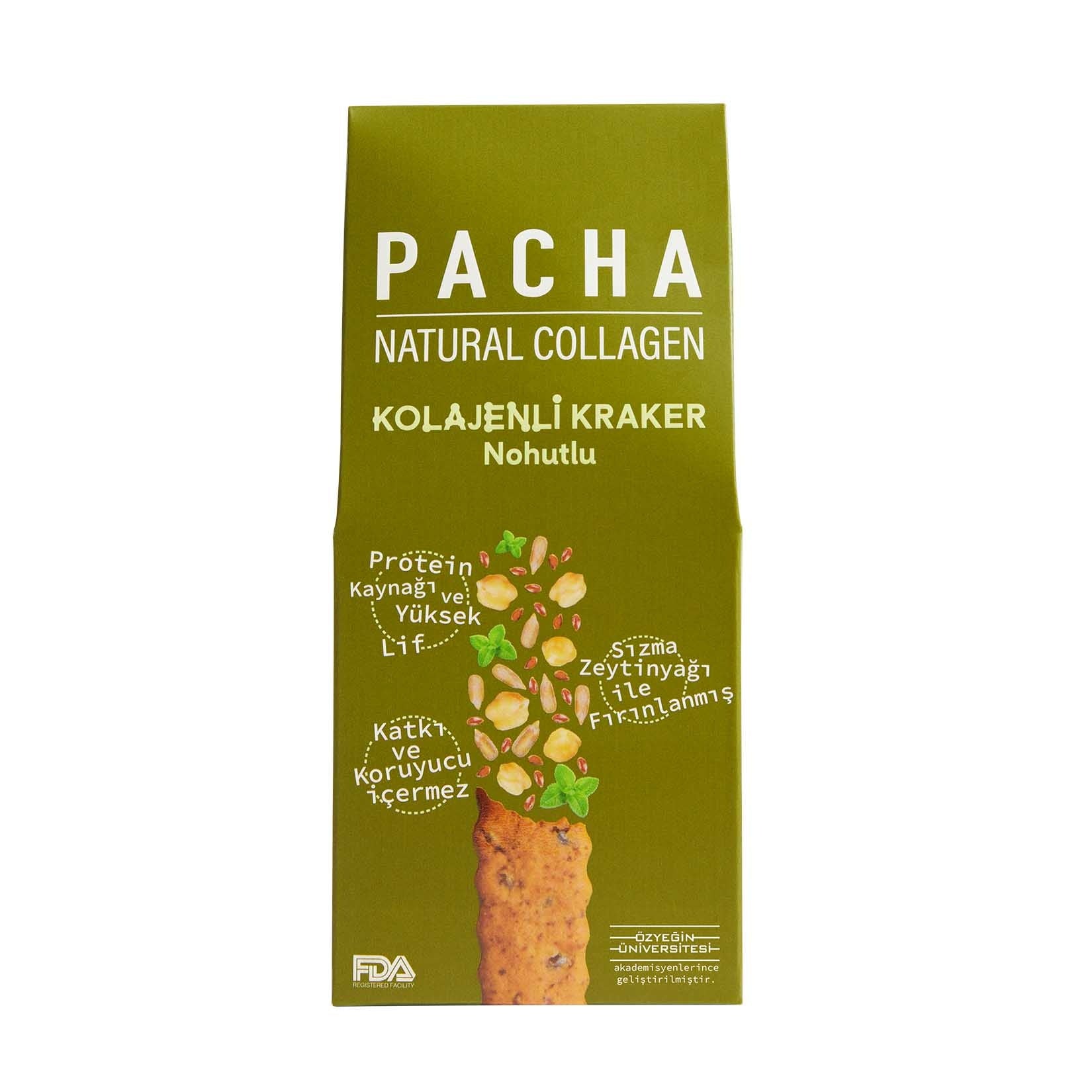 Pacha Natural Collagen Chickpea Crackers (Nohut Kolajenli Kraker) 50g