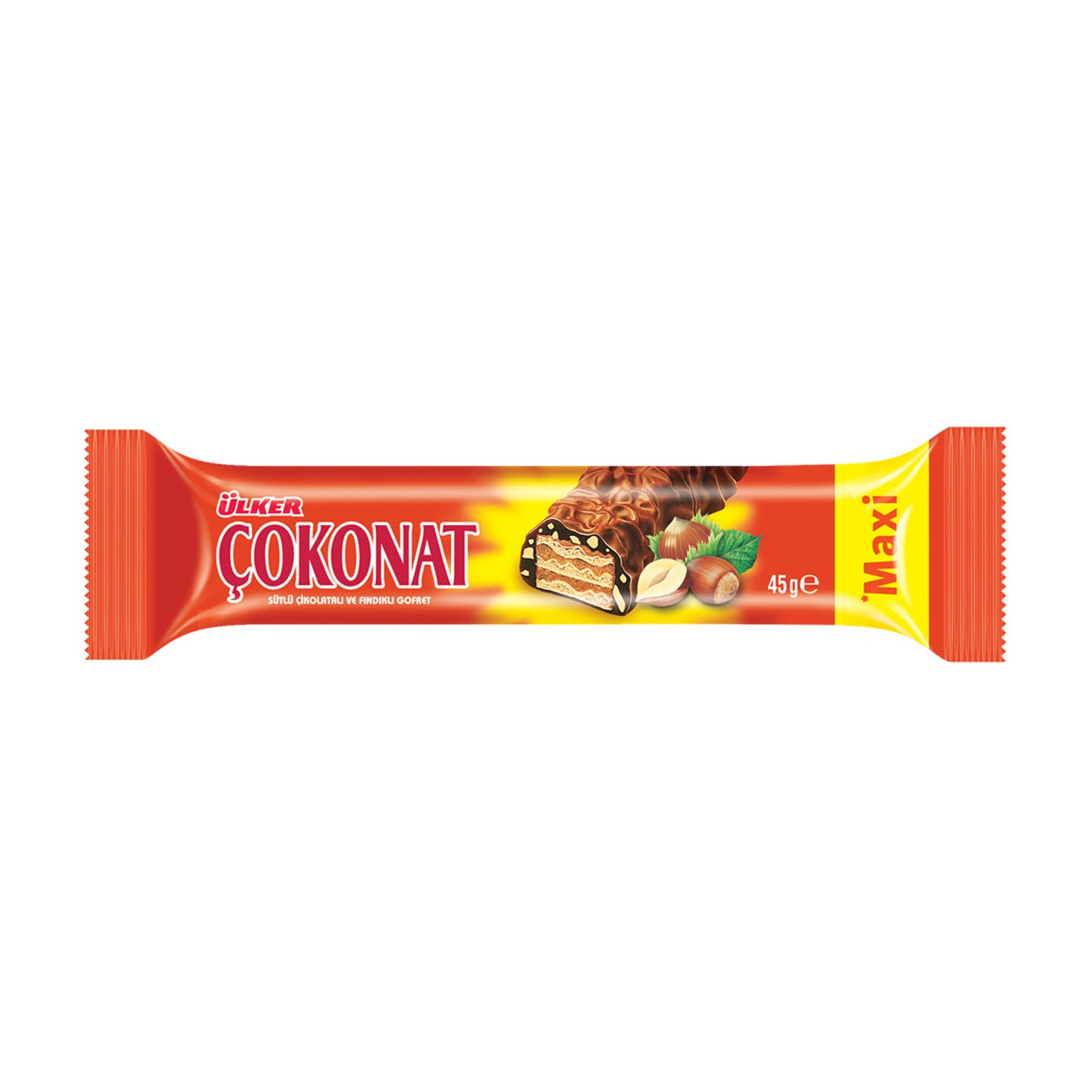 Ülker Çokonat Milk Maxi Wafer 45 G