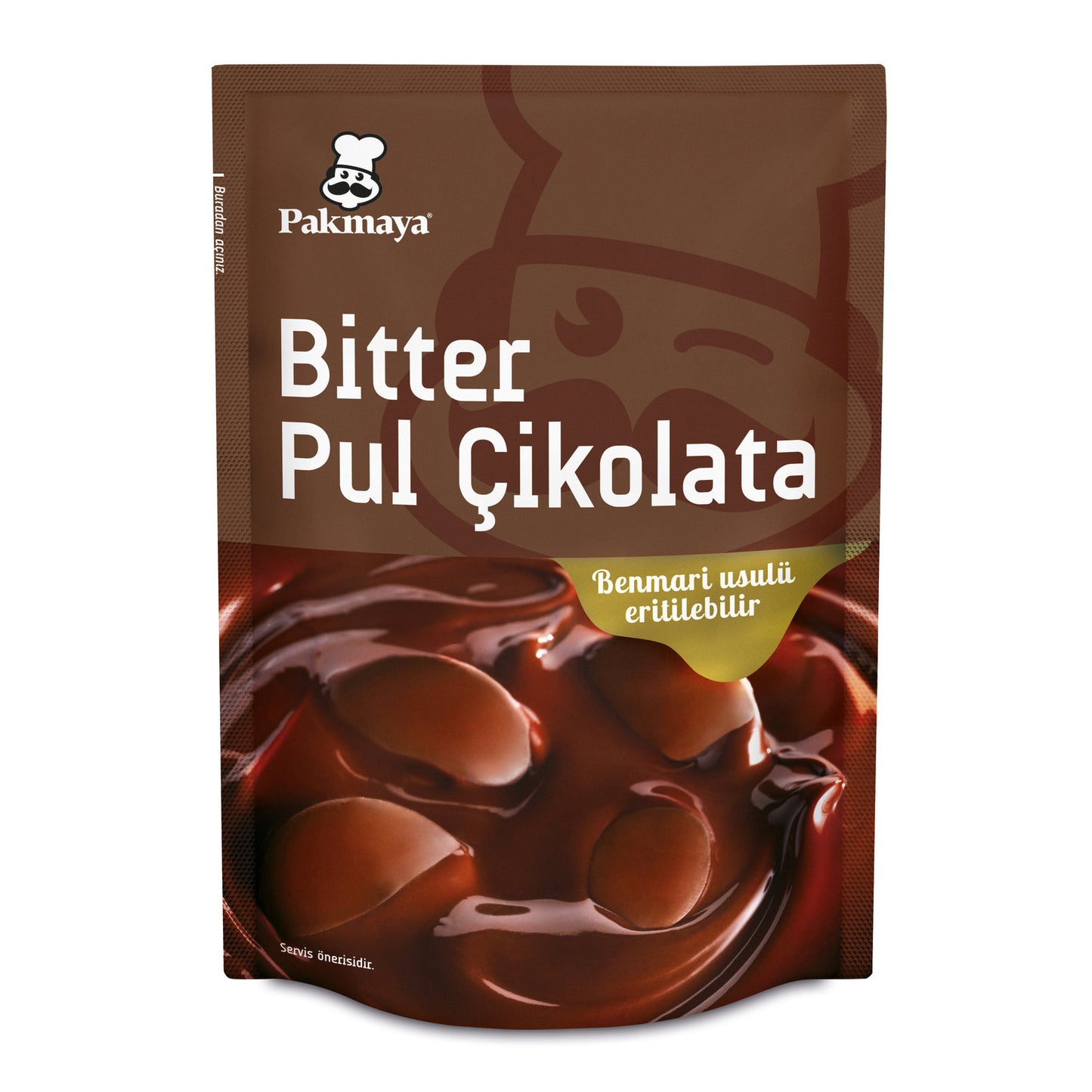 Pakmaya Bitter Pul Çikolata 100 G