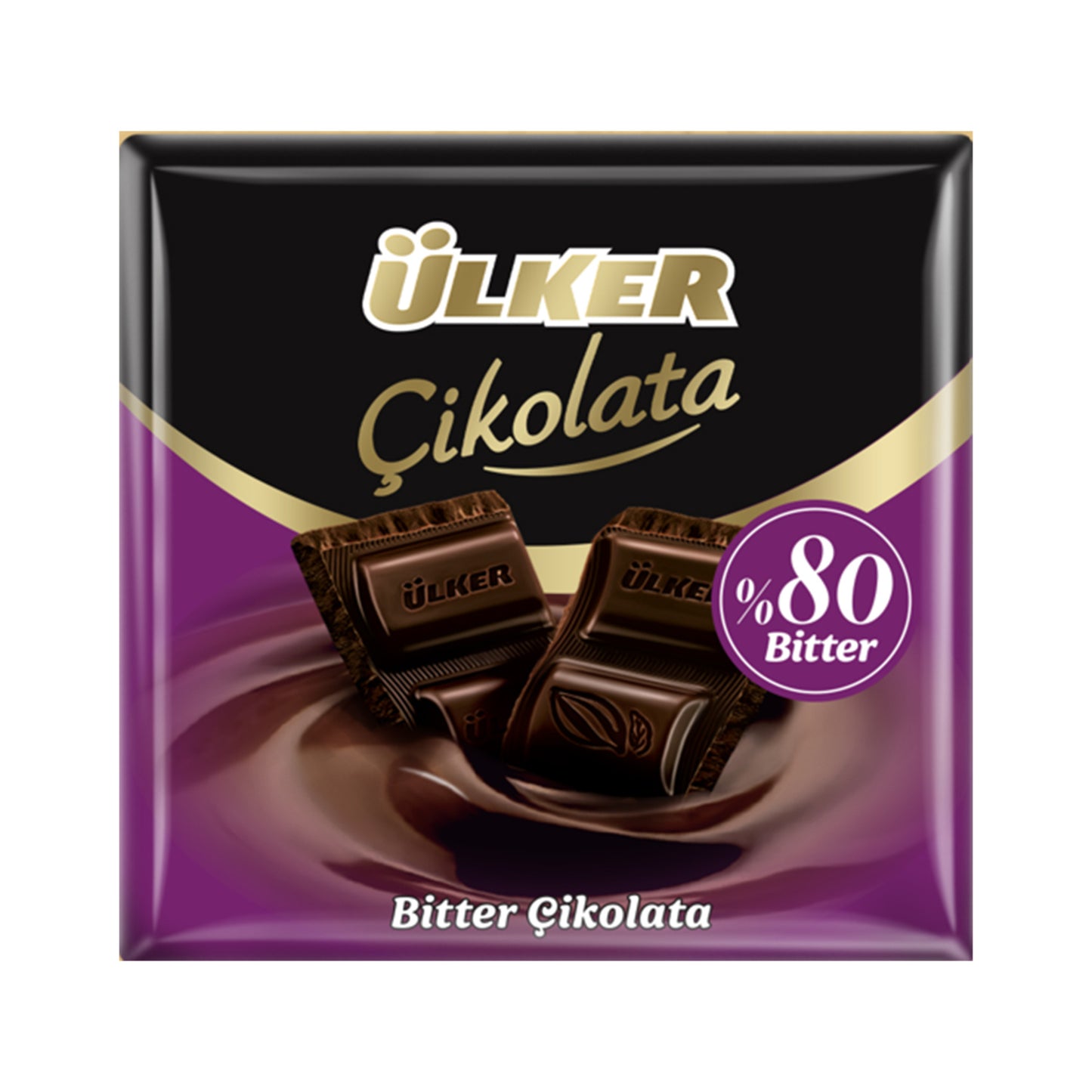 Ülker Dark Chocolate 80% Cocoa 60g